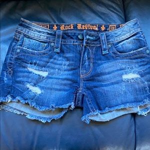Denim Rock Revival shorts